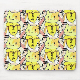 Banana Cat Sad Funny Mouse Pad