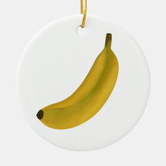Banana Ceramic Ornament (Front)