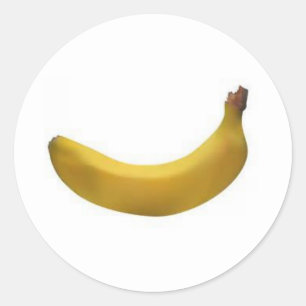 Banana Classic Round Sticker
