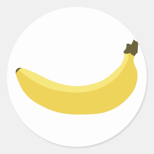 Banana Classic Round Sticker