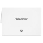 Banana Coffee Blend Card (Back Horizontal)