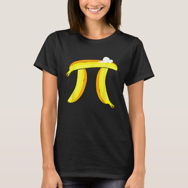 Banana Cream Pi  Pi Day Banana Cream Pi T-Shirt (Front)