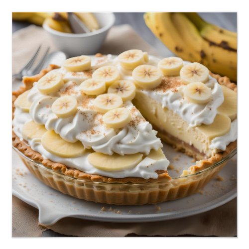 Banana Cream Pie Poster
