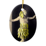 Banana Dress Ceramic Ornament