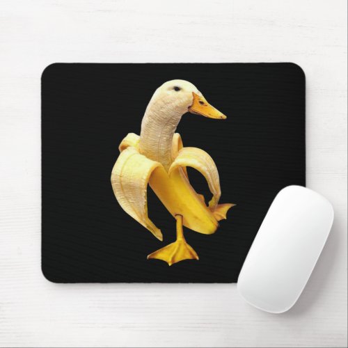 Banana Duck Meme Mouse Pad