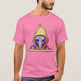 Banana-Eating Alien Logo T-Shirt