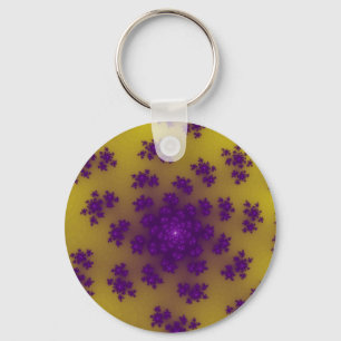 Banana Floral Sprinkles Keychain