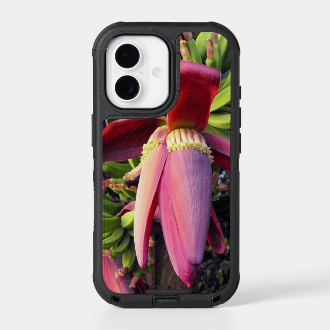Banana Flower Closeup Otterbox iPhone Case (Back)