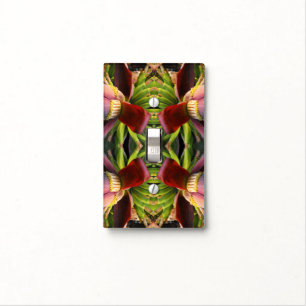Banana Flower Pattern Light Switch Cover