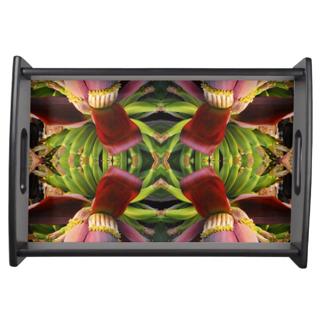 Banana Flower Pattern Serving Tray (Front)