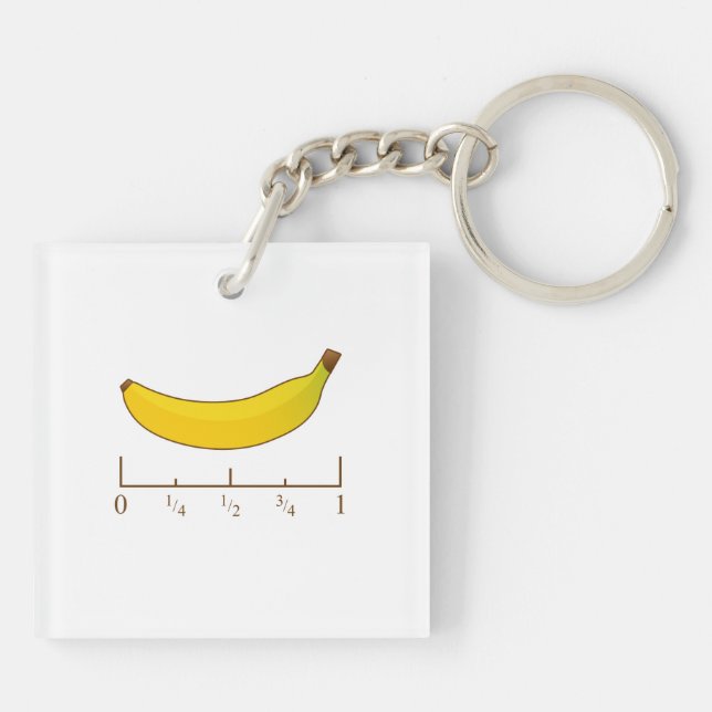 Banana For Scale Keychain (Back)