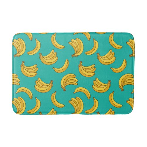 Banana Fruit Fun Pattern Bath Mat