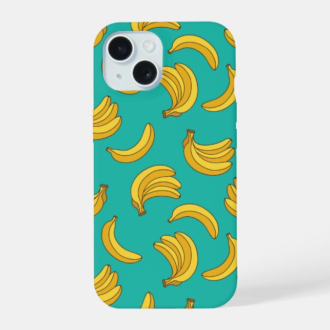 Banana Fruit Fun Pattern Iphone Case (Back)
