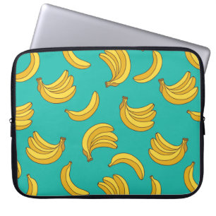 Banana Fruit Fun Pattern Laptop Sleeve
