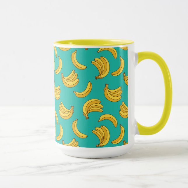 Banana Fruit Fun Pattern Mug (Right)