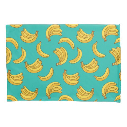 Banana Fruit Fun Pattern Pillow Case