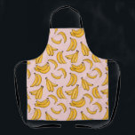Banana fruit summer yellow pink apron<br><div class="desc">Banana fruit summer yellow pink</div>
