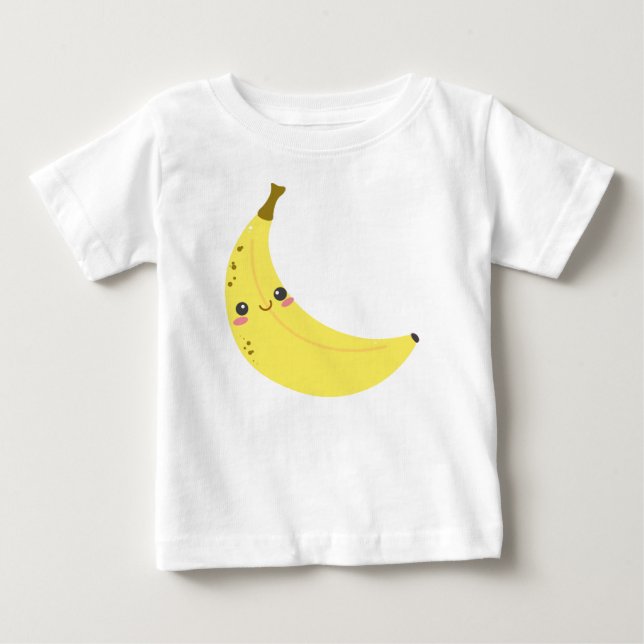 banana, fruit, yellow baby T-Shirt (Front)