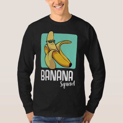 Banana Funny Fruit Lover Tropical Yellow Friends S T_Shirt