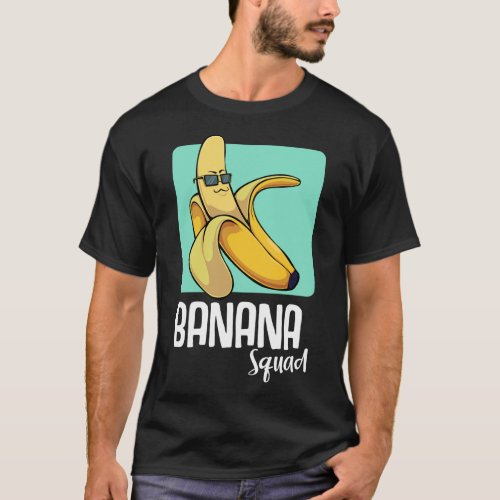 Banana Funny Fruit Lover Tropical Yellow Friends S T_Shirt