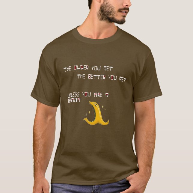 BANANA Funny Graphic AND QUOT  :)   T-Shirt (Front)