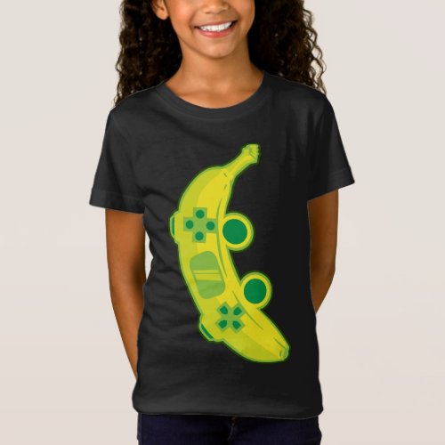 Banana Game Controller Gamer Fruit Food Technology T_Shirt
