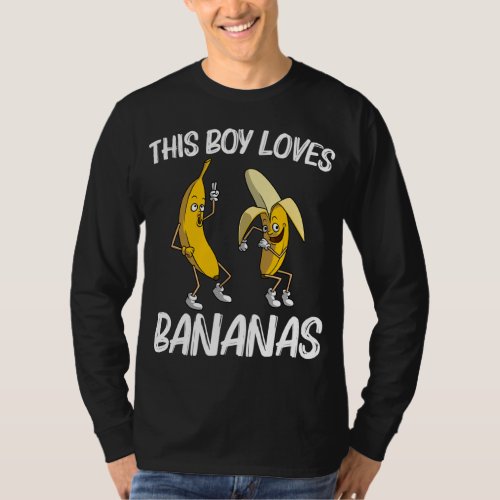 Banana Gift For Boys Men Tropical Banana Fruit Lov T_Shirt