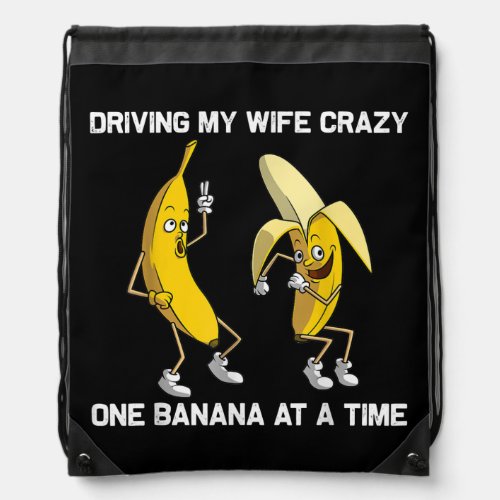 Banana Gift For Men Grandpa Tropical Banana Fruit Drawstring Bag