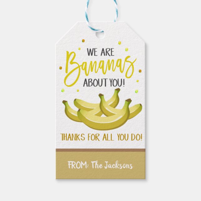 Banana Gift Tags (Front)