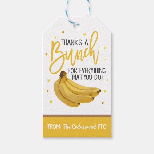 Banana Gift Tags