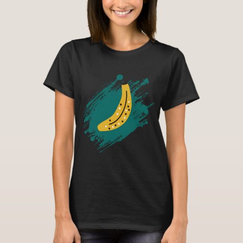 Banana (Green Background),Pattern,Multiple Banana T-Shirt