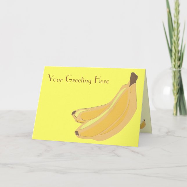 Banana Greeting Card (Front)