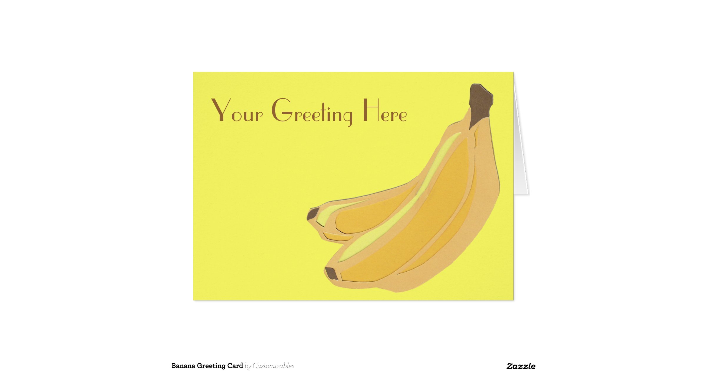 New 77 Greeting Banana Greeting Card Banana