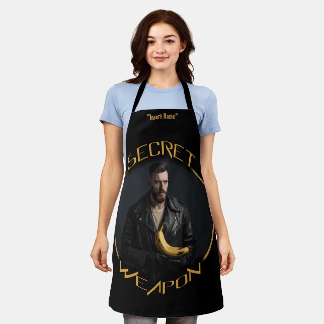 Banana: his secret weapon apron (Worn)