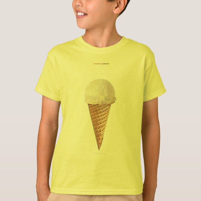 BANANA ICE CREAM CONE T-Shirt (Front)