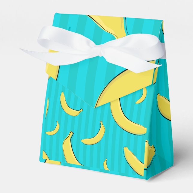 Banana Illustration Favor Boxes (Front Side)