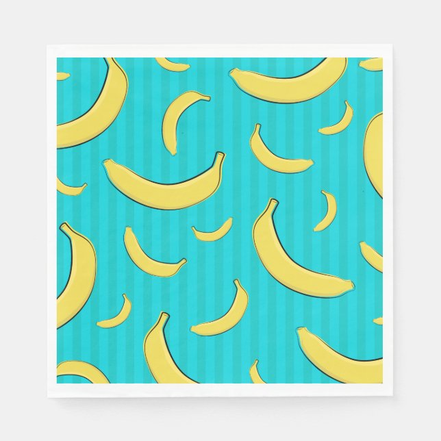 Banana Illustration Napkins (Front)