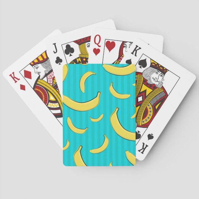 Banana Illustration Poker Cards (Back)
