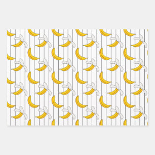 Banana Inspired Wrapping Paper Coordinates