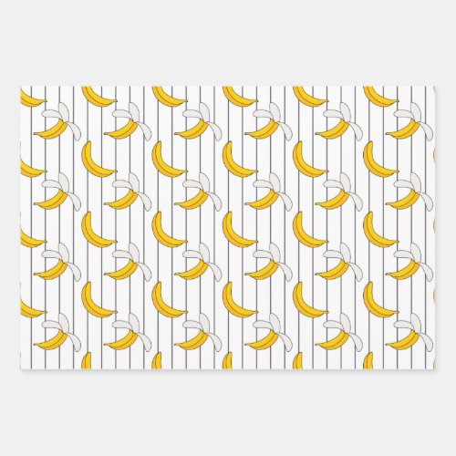 Banana Inspired Wrapping Paper Coordinates