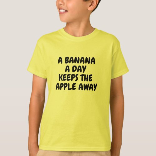 banana keeps apple away funny easter tshirt design