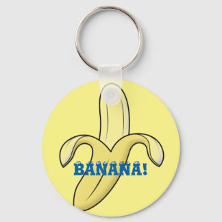 Banana Keyring. Keychain