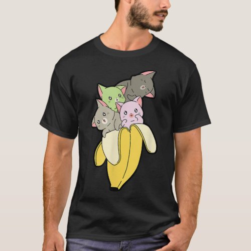 Banana Kitten  Great gift for Fatherâs Day T_Shirt