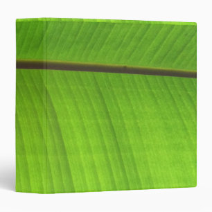 Banana Leaf Close-Up 3 Ring Binder
