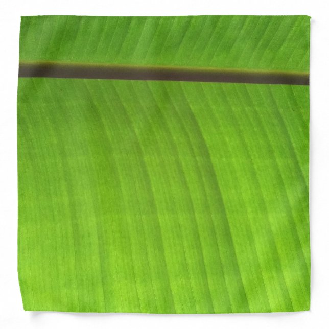 Banana Leaf Close-Up Bandana (Front)