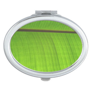 Banana Leaf Close-Up Compact Mirror