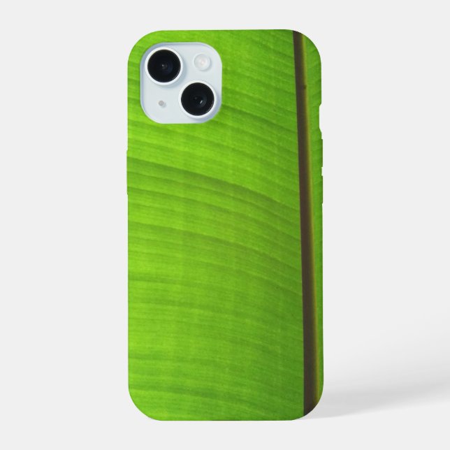 Banana Leaf Close-Up  Iphone Case (Back)