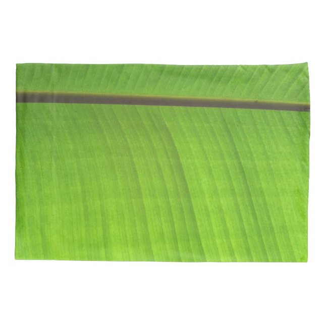 Banana Leaf Close-Up Pillow Case (Back)