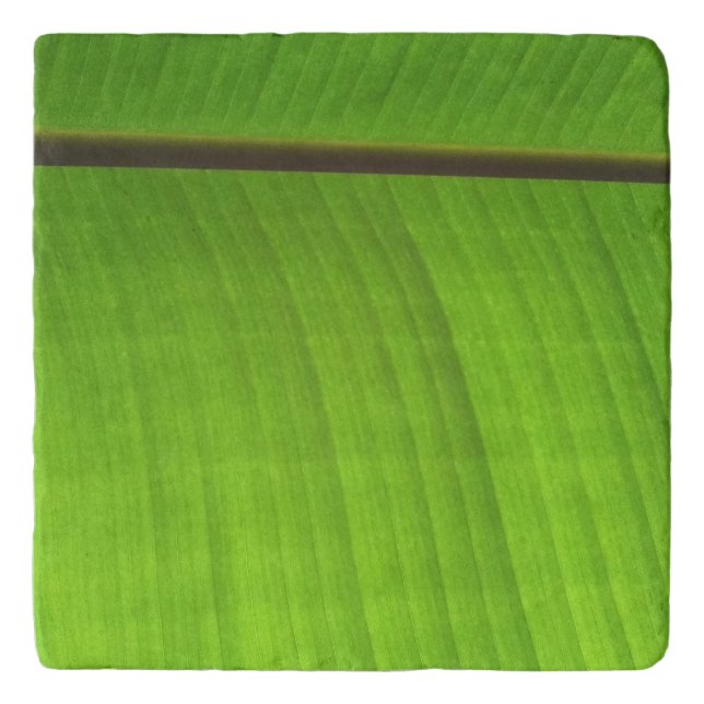 Banana Leaf Close-Up Trivet (Front)