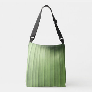 Banana Leaf Closeup Crossbody Bag